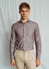 BS Goran Slim Fit Shirt - Brown