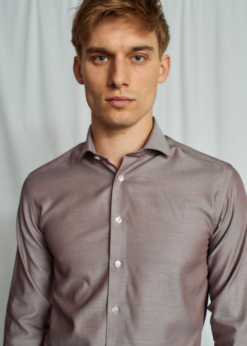 BS Goran Slim Fit Shirt - Brown