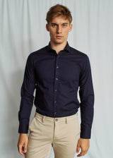 BS Dario Slim Fit Shirt - Navy