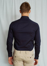 BS Dario Slim Fit Shirt - Navy