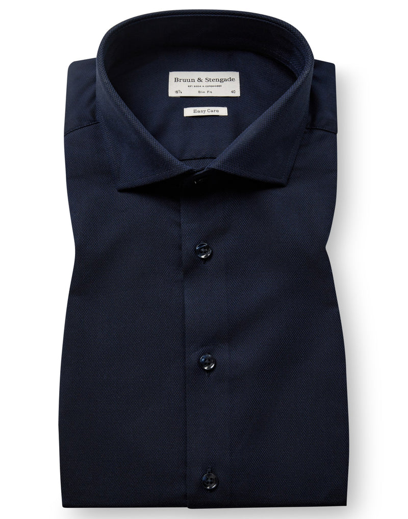 BS Dario Slim Fit Shirt - Navy