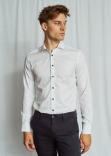 BS Gasol Slim Fit Shirt - White