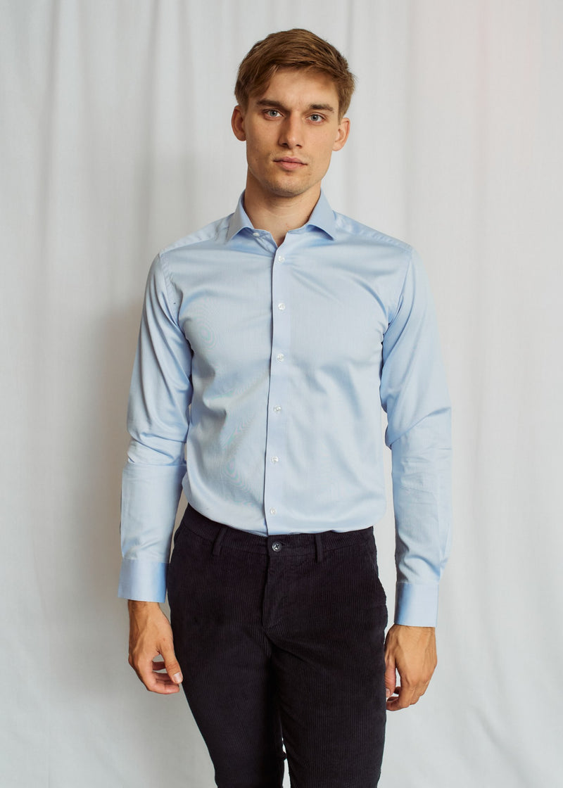 BS Harris Slim Fit Shirt - Light Blue