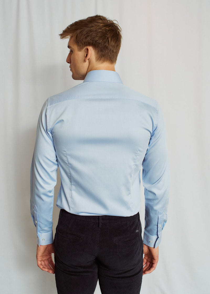 BS Harris Slim Fit Shirt - Light Blue