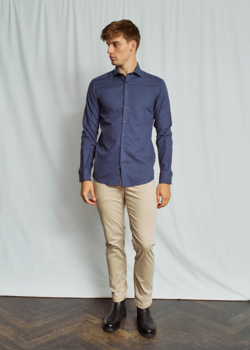 BS Holiday Slim Fit Shirt - Blue