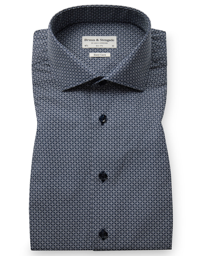 BS Howard Slim Fit Shirt - Dark Blue