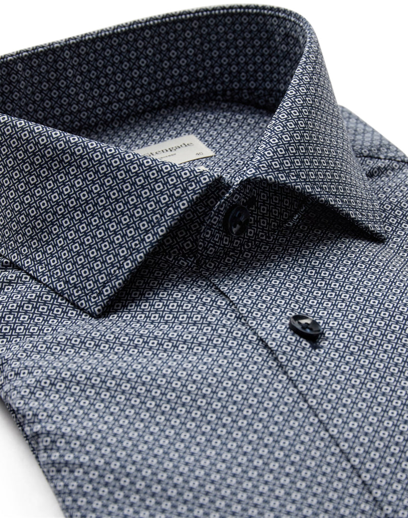 BS Howard Slim Fit Shirt - Dark Blue