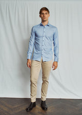 BS Ibaka Slim Fit Shirt - Blue