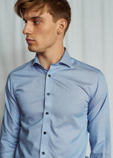 BS Ibaka Slim Fit Shirt - Blue