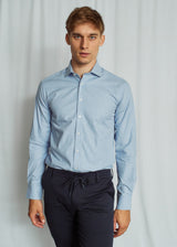 BS Kristaps Slim Fit Shirt - Light Blue