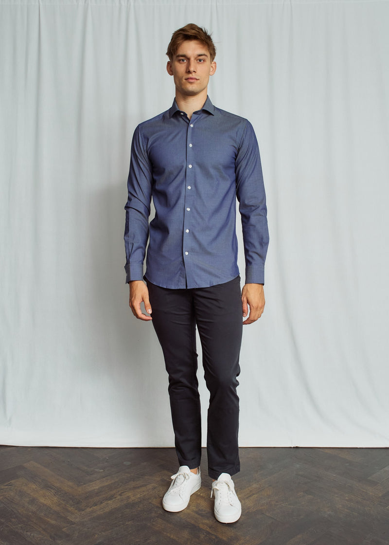 BS Nurkic Slim Fit Shirt - Blue