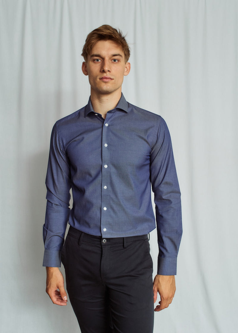 BS Nurkic Slim Fit Shirt - Blue