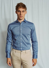 BS Rubio Slim Fit Shirt - Blue