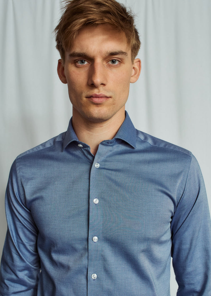 BS Rubio Slim Fit Shirt - Blue