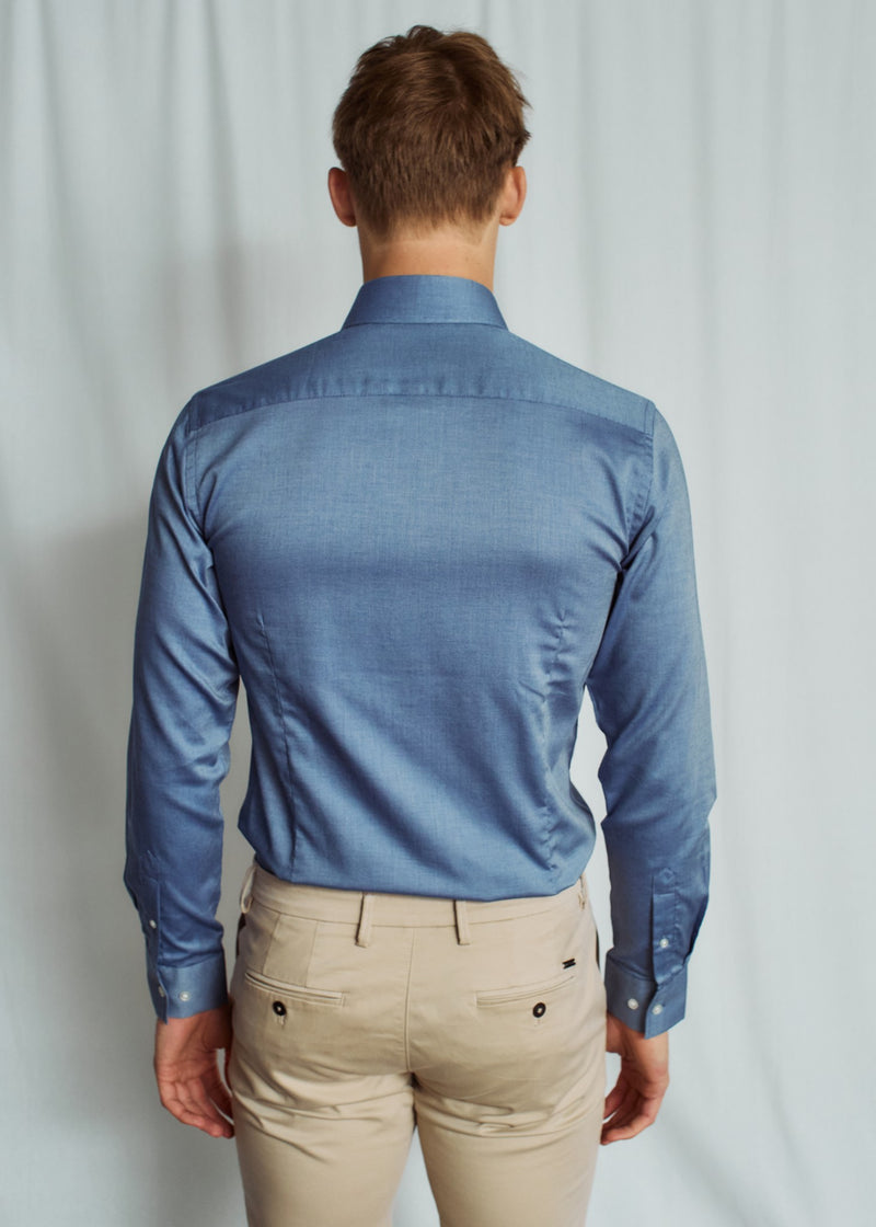 BS Rubio Slim Fit Shirt - Blue