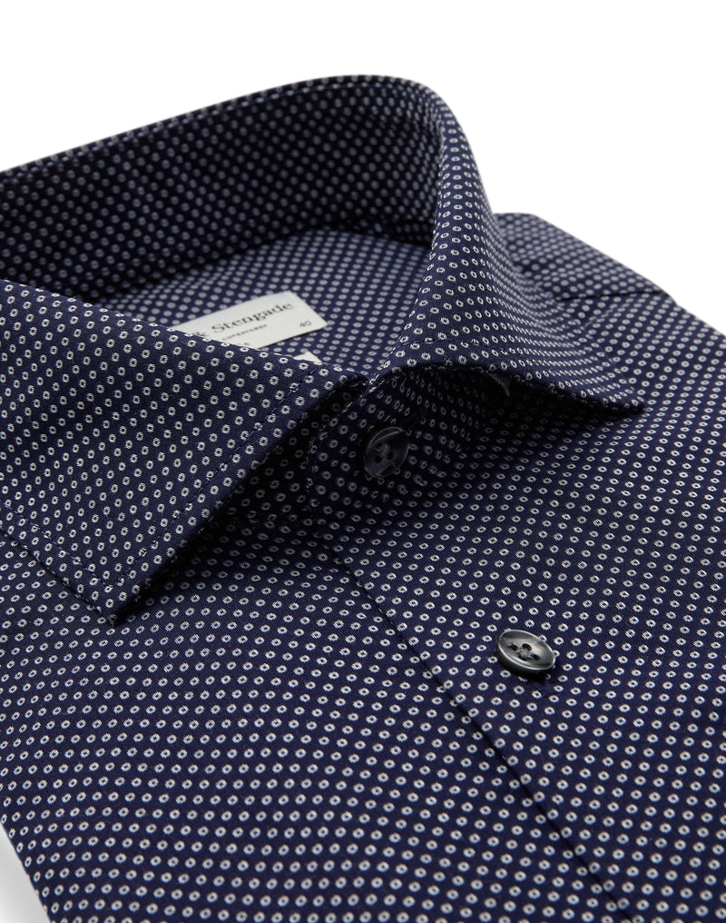 BS Tyreke Slim Fit Shirt - Navy