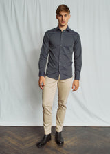 BS Tyreke Slim Fit Shirt - Navy