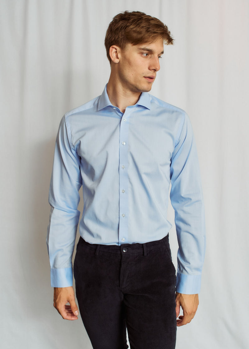 BS Vucevic Slim Fit Shirt - Light Blue