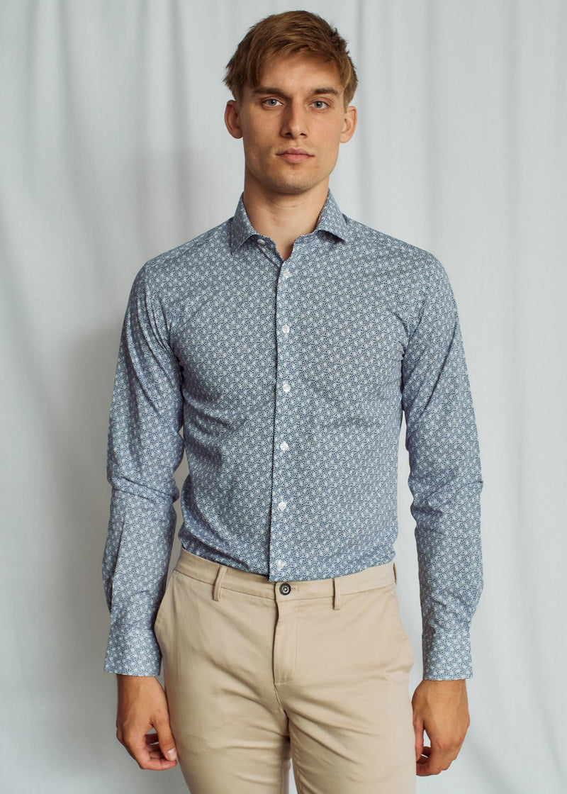 BS Whiteside Slim Fit Shirt - Blue