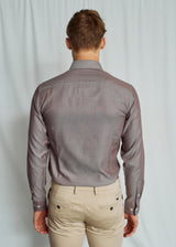 BS Adams Modern Fit Shirt - Brown