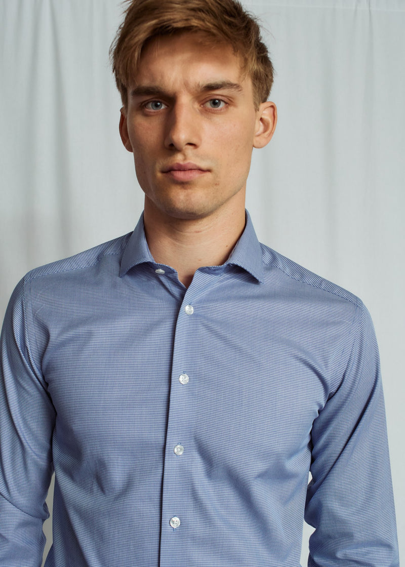 BS Devin Modern Fit Shirt - Blue