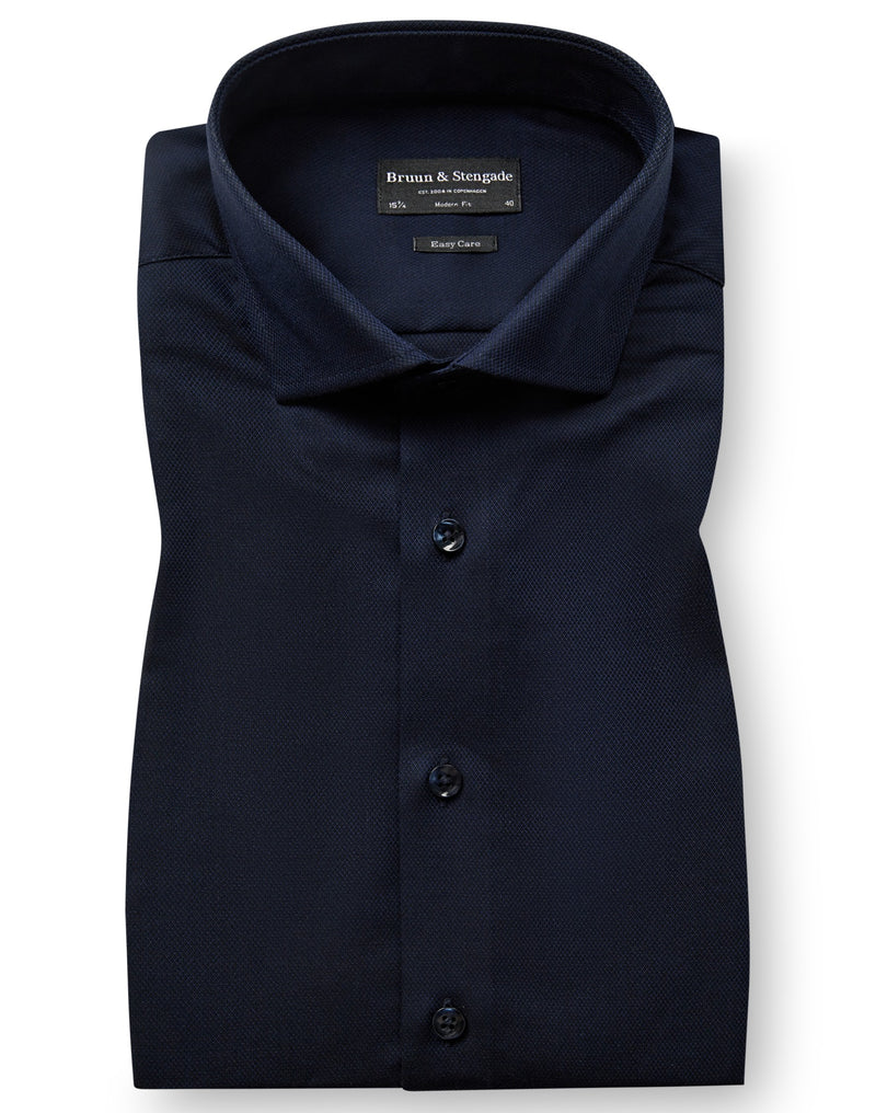 BS Carmelo Modern Fit Shirt - Navy