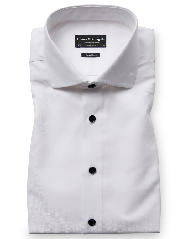 BS Dragic Modern Fit Shirt - White