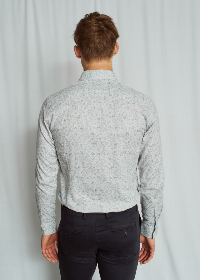 BS Rudy Modern Fit Shirt - Light Grey