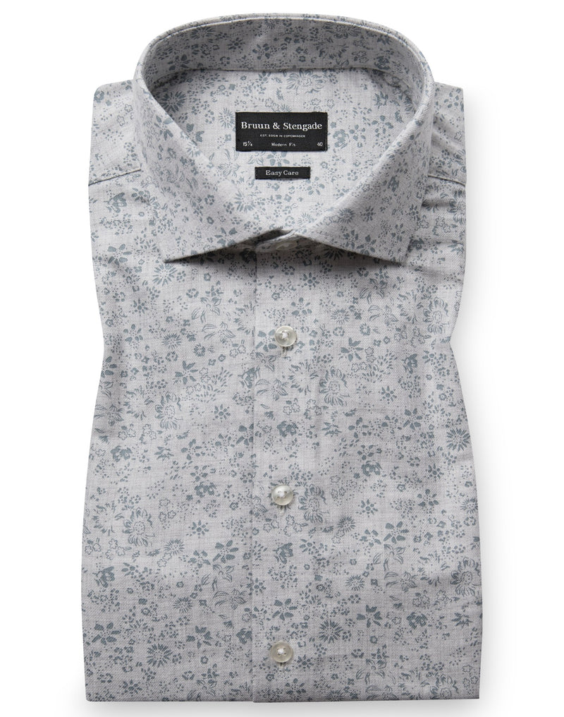 BS Rudy Modern Fit Shirt - Light Grey