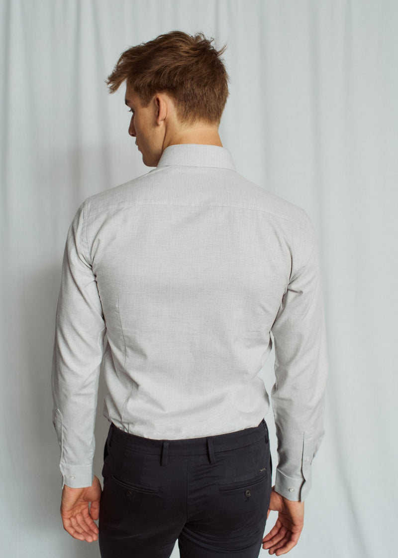 BS Beal Modern Fit Shirt - Grey