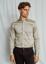 BS Conley Modern Fit Shirt - Light Brown