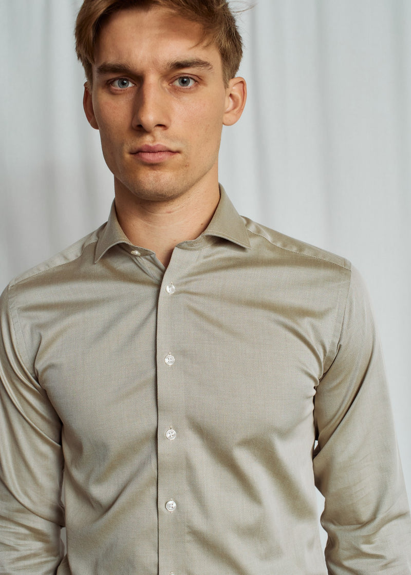 BS Conley Modern Fit Shirt - Light Brown