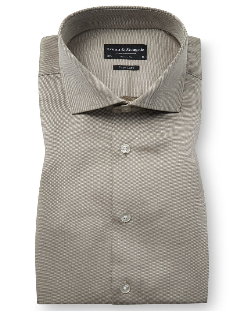 BS Conley Modern Fit Shirt - Light Brown