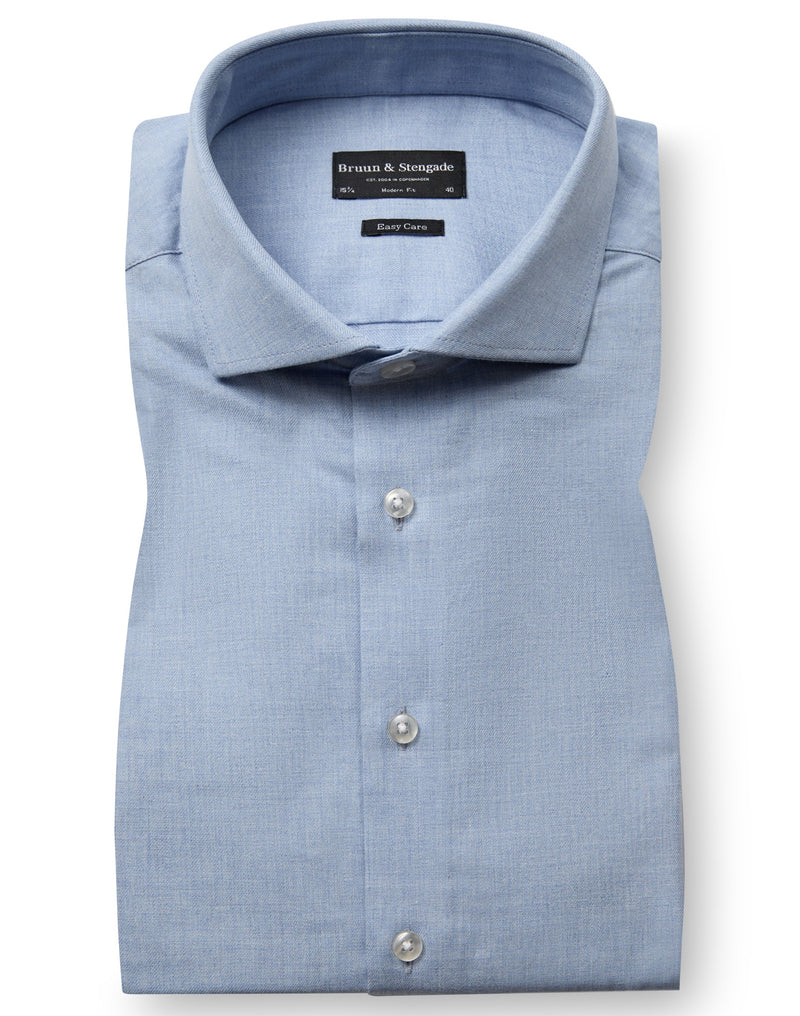 BS McCollum Modern Fit Shirt - Light Blue