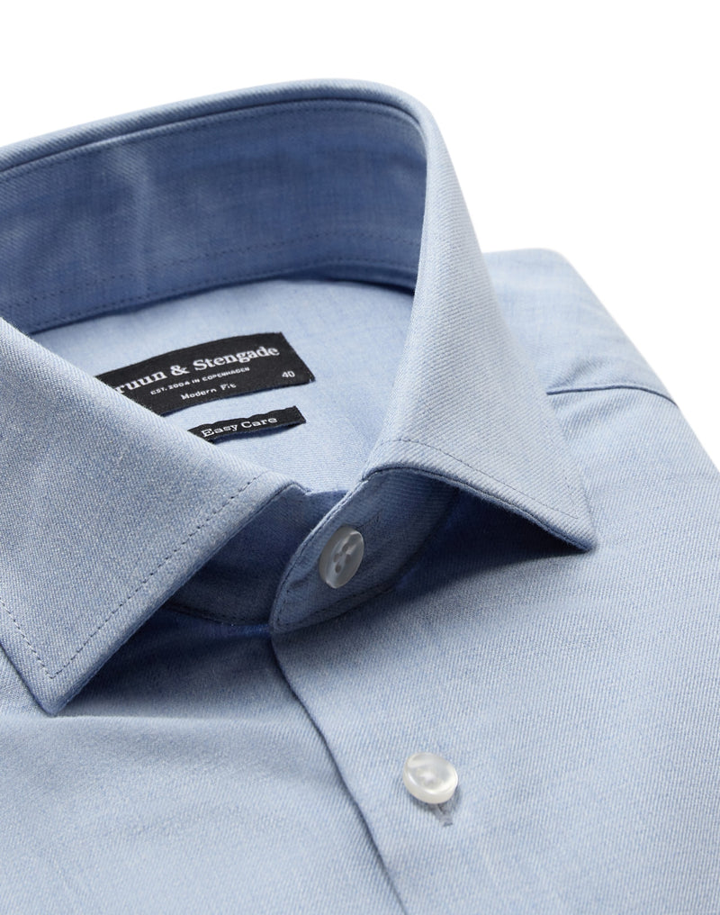 BS McCollum Modern Fit Shirt - Light Blue