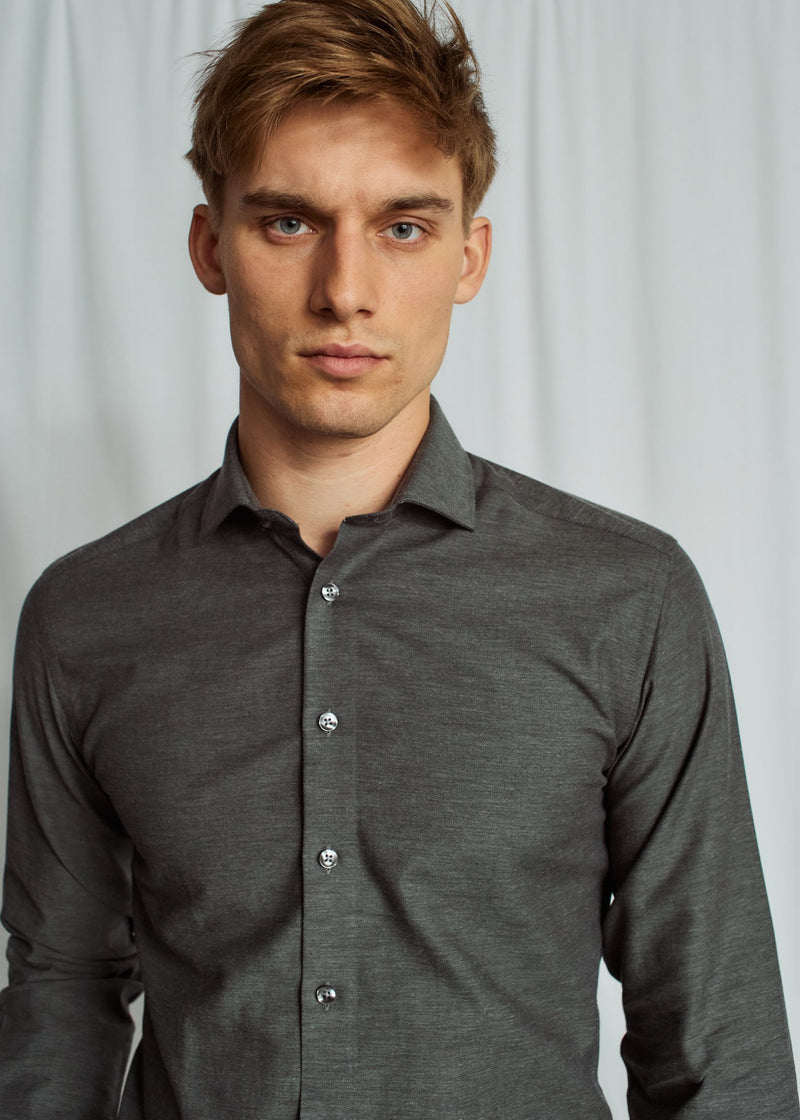 BS Wall Modern Fit Shirt - Dark Green