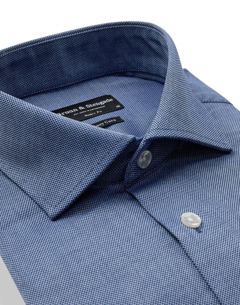 BS Ingles Modern Fit Shirt - Blue