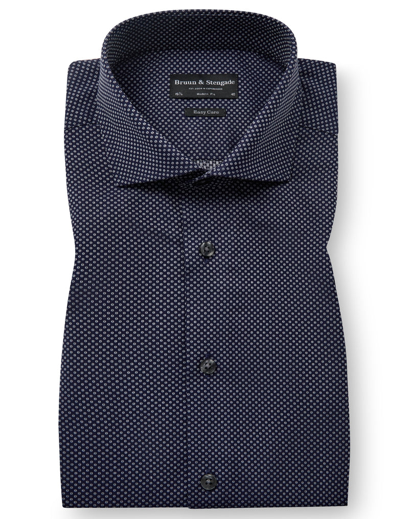 BS Teague Modern Fit Shirt - Navy