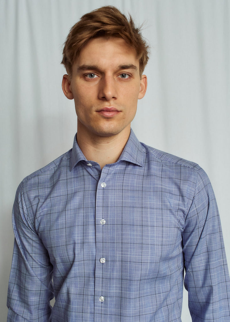 BS Kemba Modern Fit Shirt - Blue