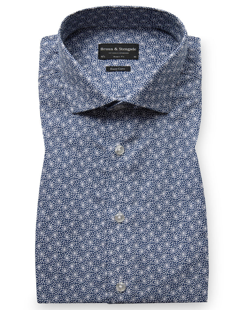 BS Hassan Modern Fit Shirt - Blue