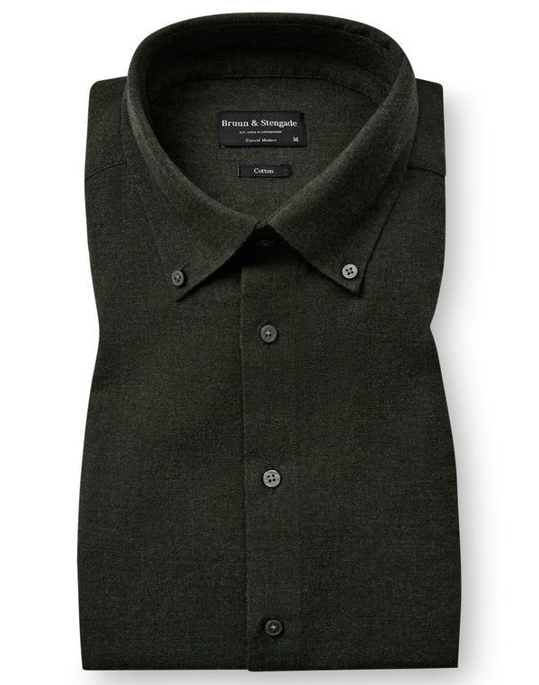 BS Muriel Casual Modern Fit Shirt - Army