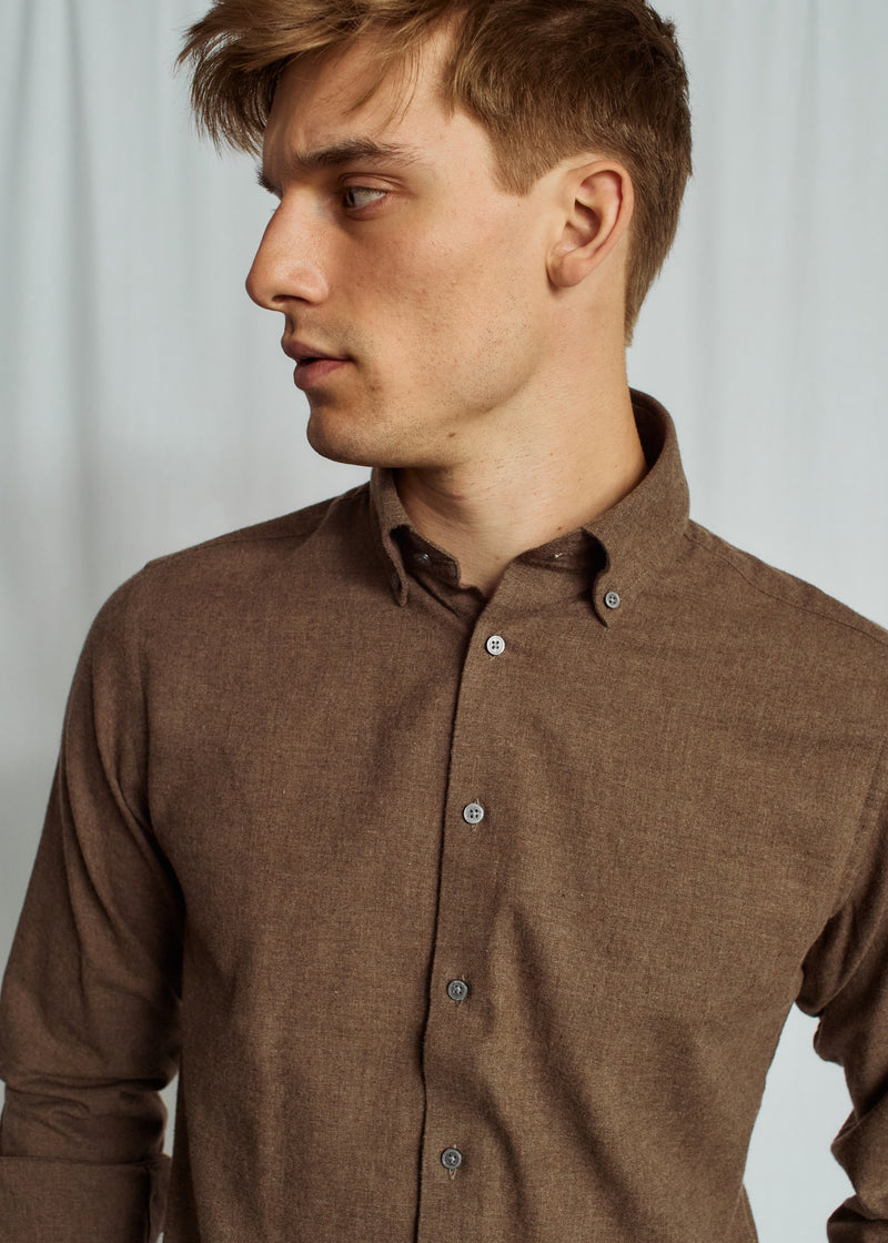 BS Muriel Casual Modern Fit Shirt - Brown