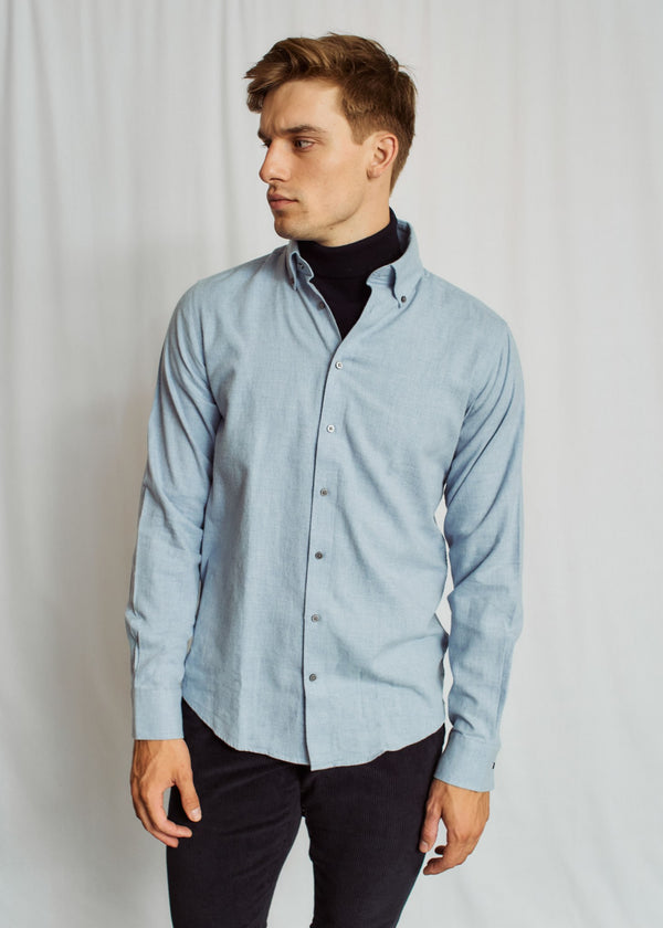 BS Muriel Casual Modern Fit Shirt - Light Blue