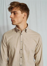 BS Muriel Casual Modern Fit Shirt - Sand