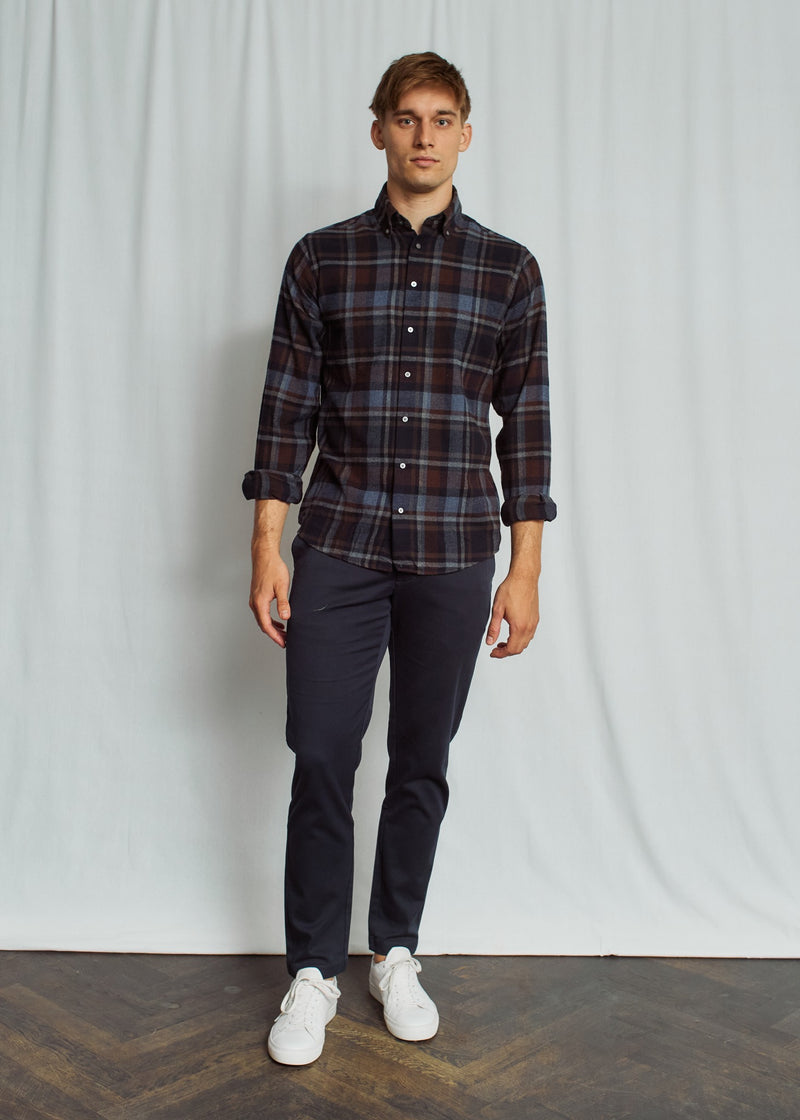 BS Tethys Casual Modern Fit Shirt - Navy