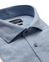 BS Brush Casual Modern Fit Shirt - Light Blue