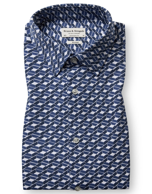 BS Ronan Performance Fit Shirt - Dark Blue