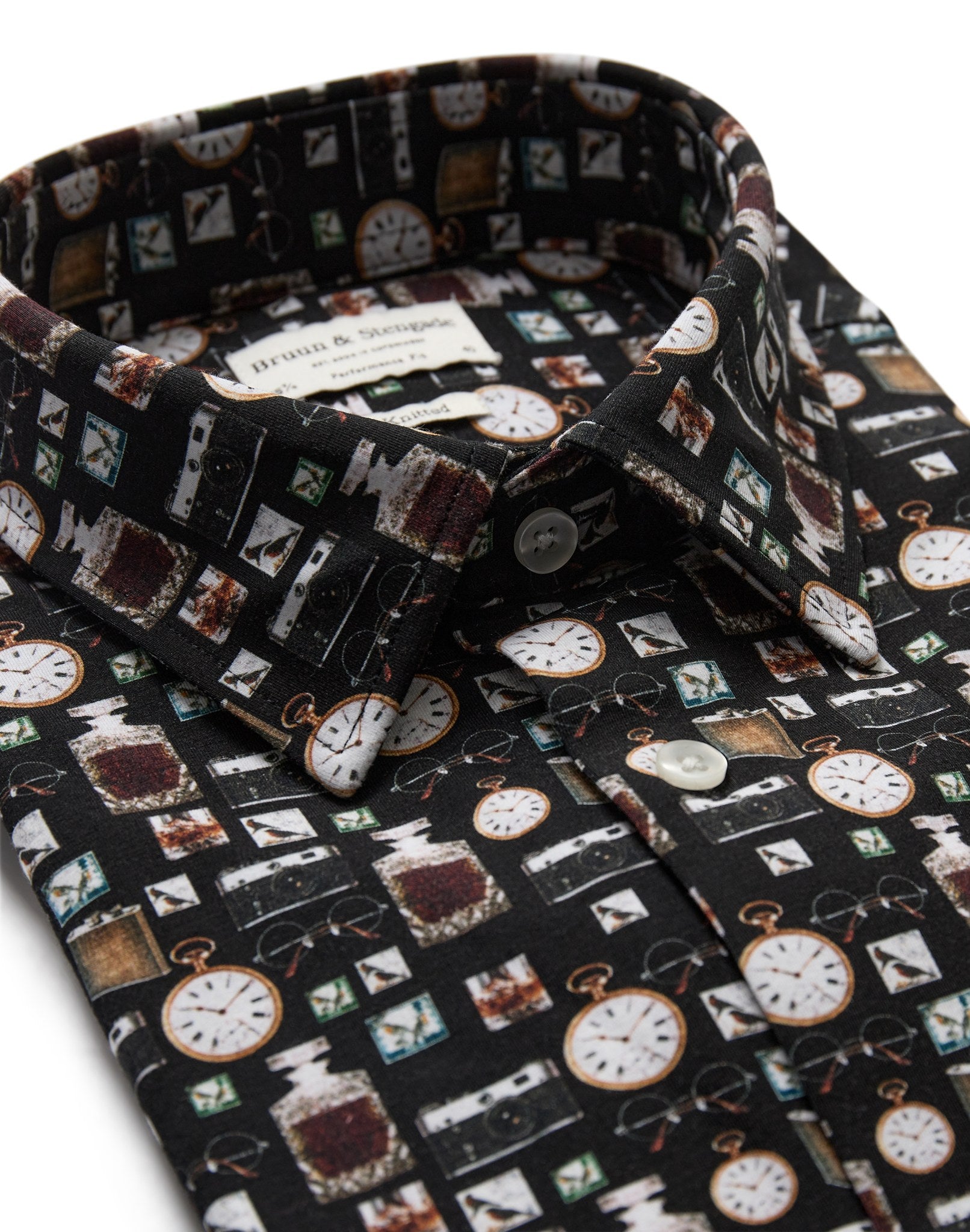 BS Brishon Performance Fit Shirt - Navy