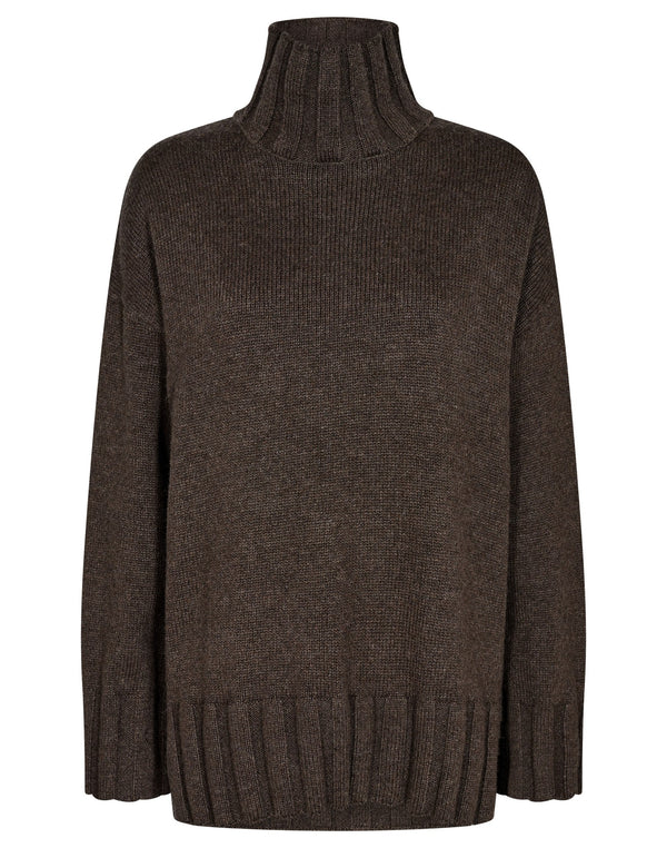 BS Antoinette Oversized Fit Knitwear - Brown