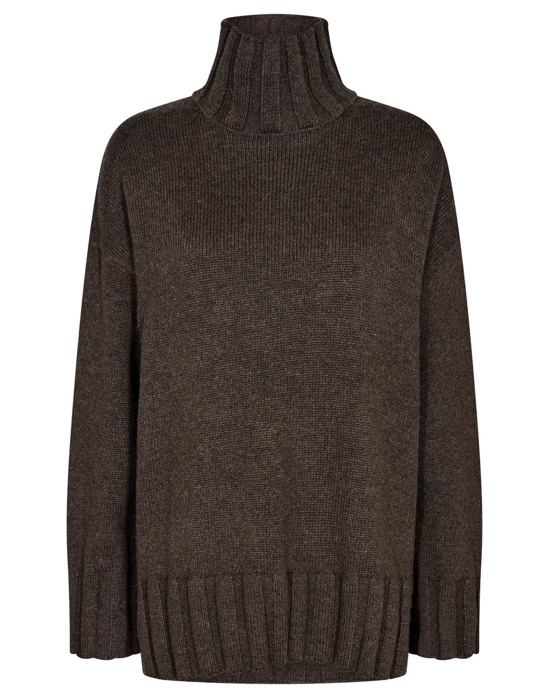 BS Antoinette Oversized Fit Knitwear - Brown